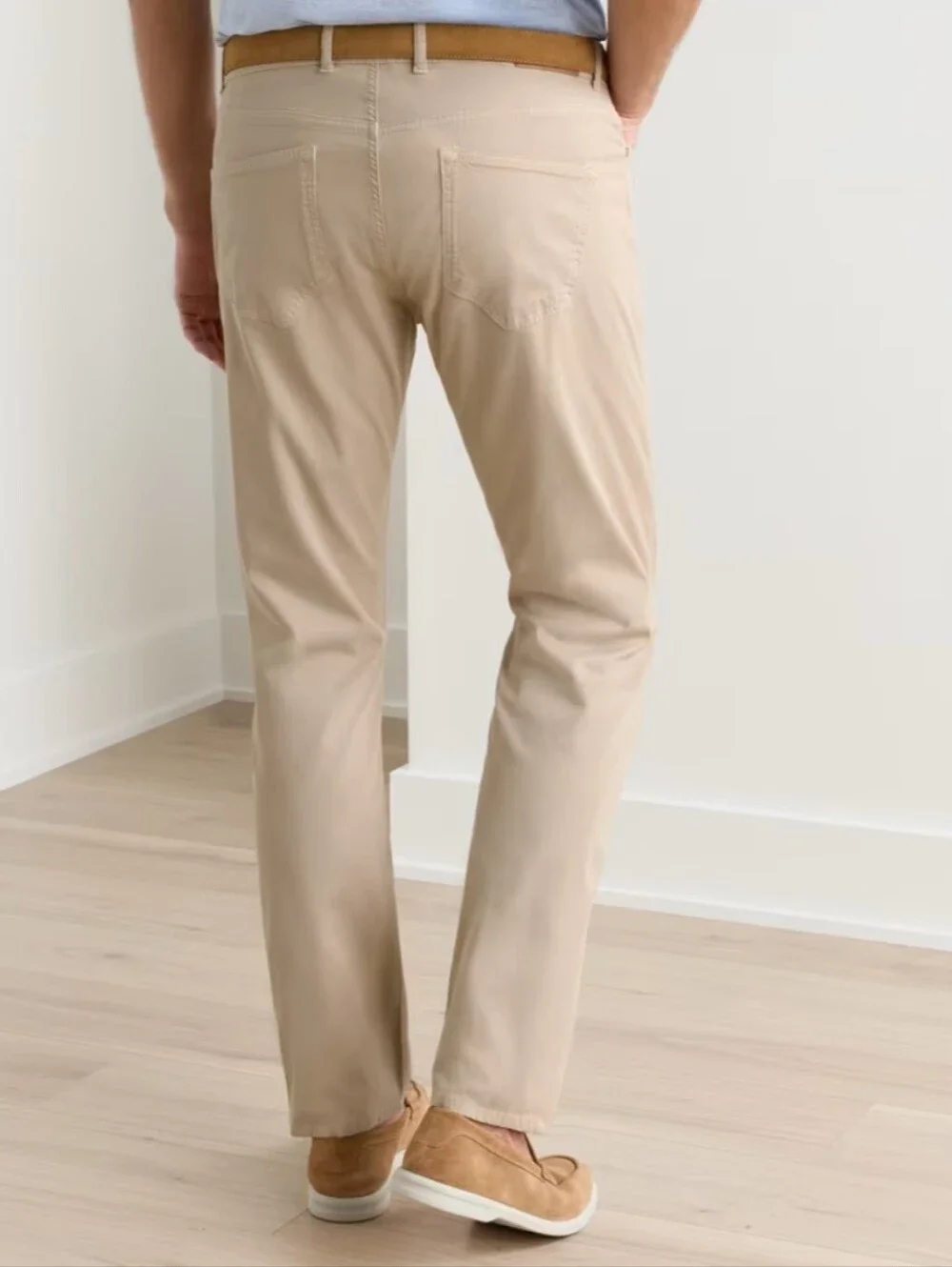 Peter Millar Wayfare Five-Pocket Pant Warm Sand Size 38 x 27